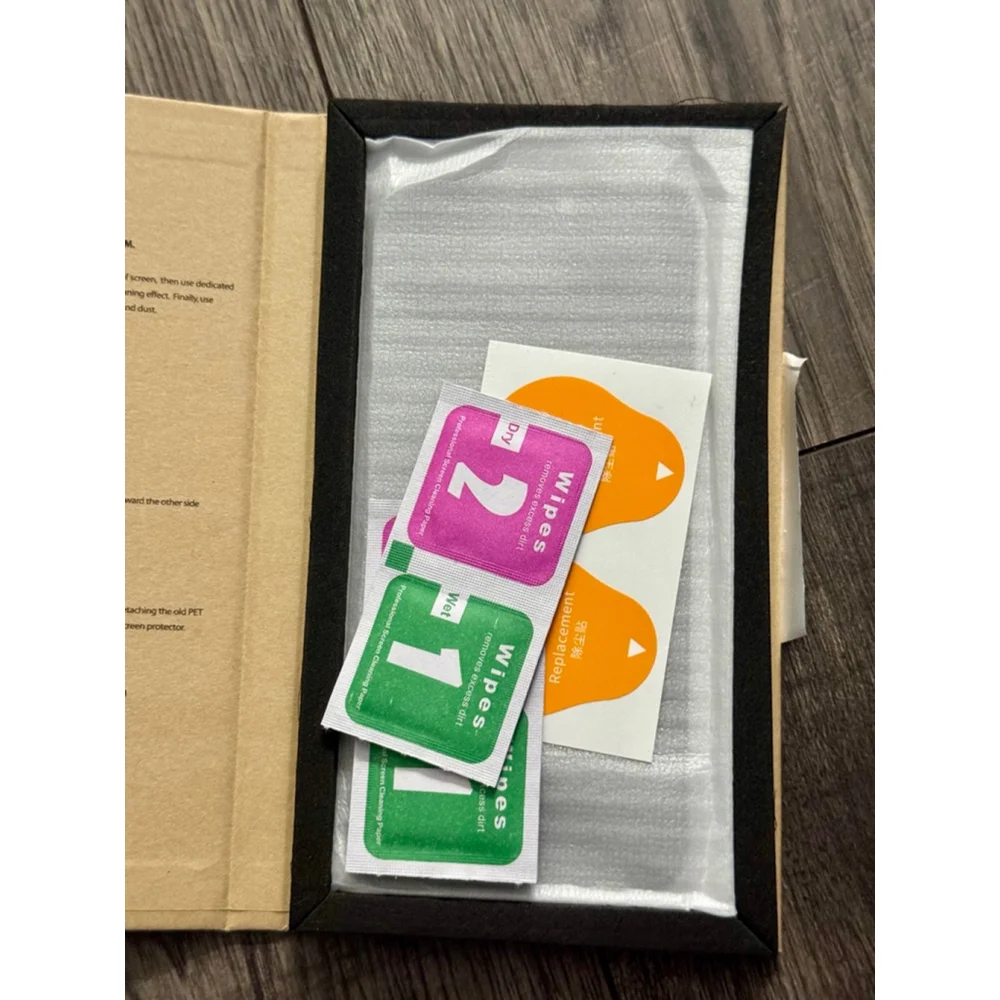 Brand New IPhone 15 Pro Max 2pc Privacy Tempered Glass Screen Protector Kit - Picture 4 of 10
